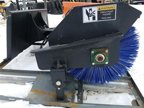 suihe skid steer broom connectors|Skid Steer Attachments For Sale .